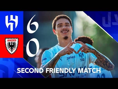ملخص مباراة الهلال 6-0 آراو - مباراة ودية