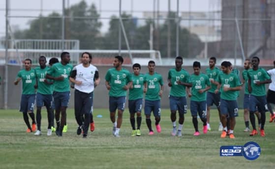  الأخضر يجري آخر تدريباته في معسكر الرياض
