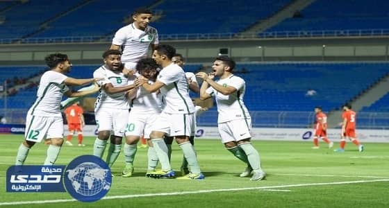 الأخضر الأولمبي يفوز على البحرين بثلاثة أهداف في تصفيات كأس آسيا