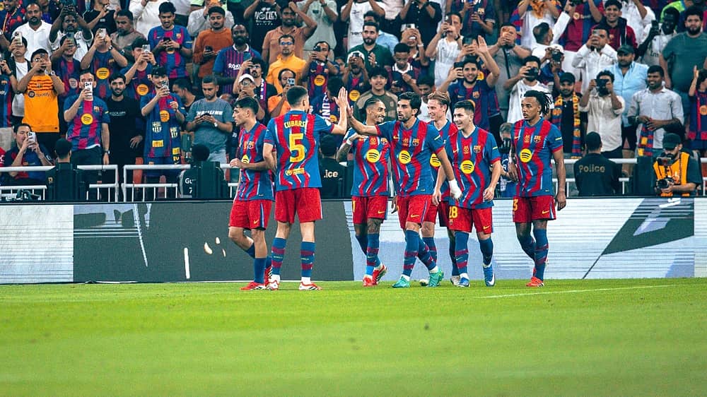 برشلونة يقسو على بلباو ويتأهل لنهائي السوبر الإسباني .. صور