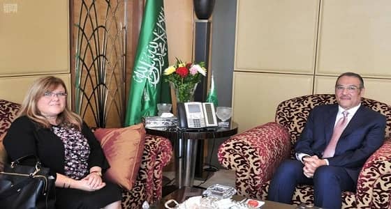 سفير خادم الحرمين في مصر يلتقي سفيرة سلوفينيا