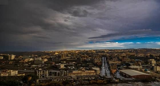 أمطار على منطقة الباحة