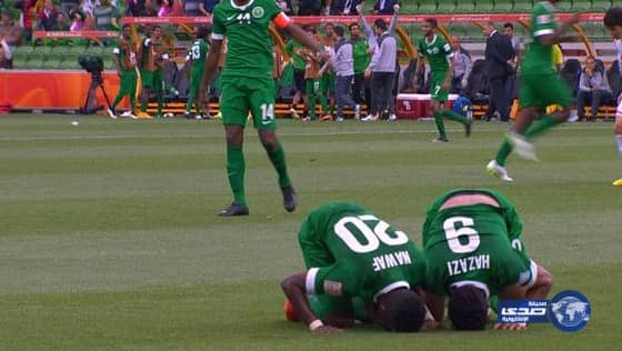 بالفيديو .. الاخضر يحقق اول إنتصار في كأس اسيا 2015