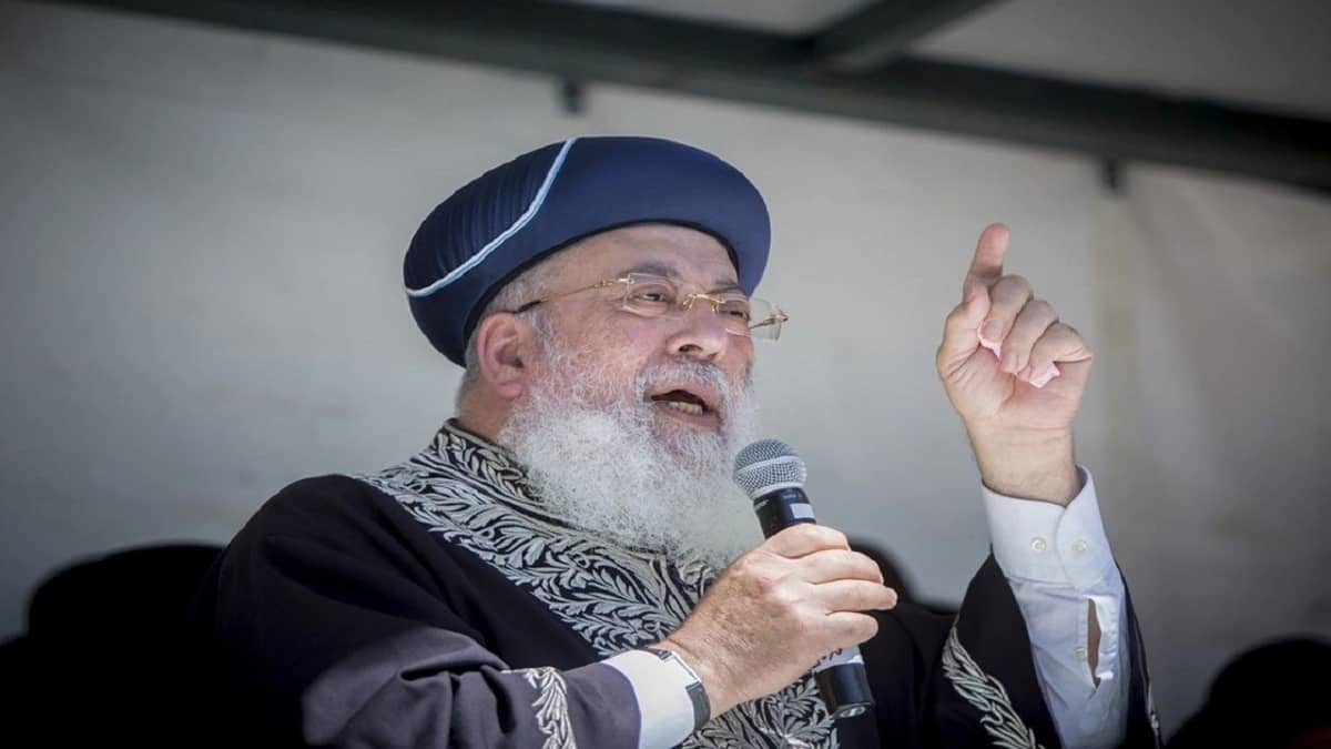 الفيروس يقتل الحاخام الأكبر لليهود