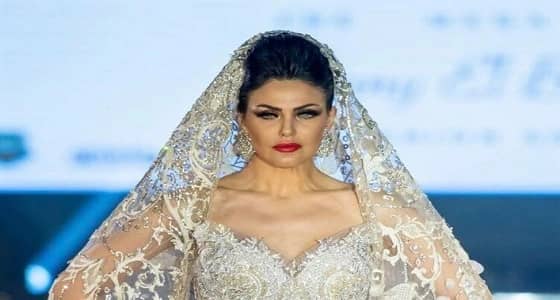 بالصور..دارين حداد بفستان الزفاف