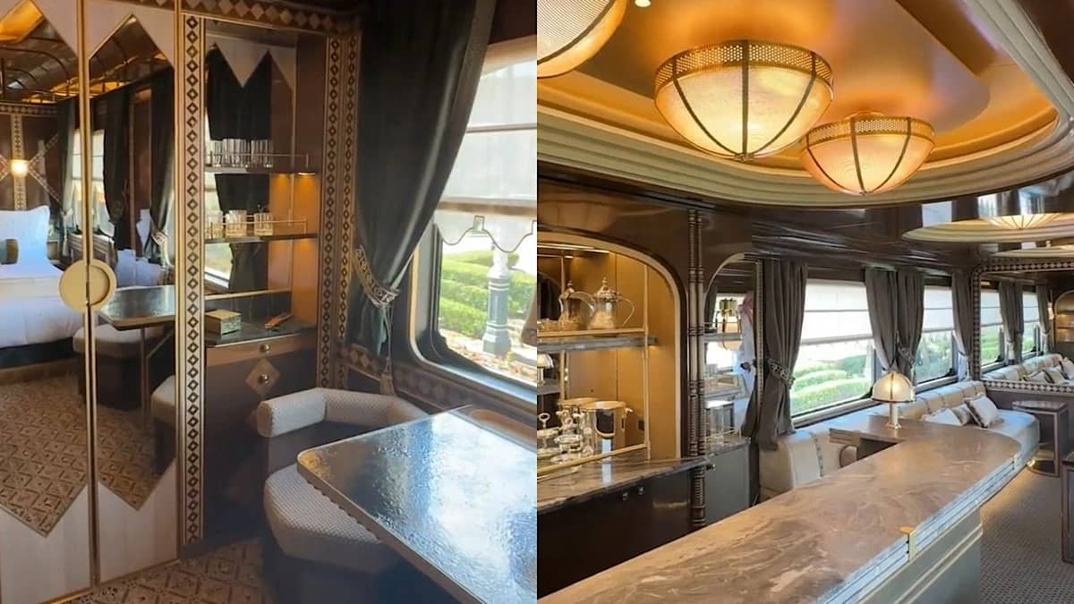 جولة داخل حلم الصحراء أول قطار فاخر من فئة 5 نجوم في الشرق الأوسط.. فيديو