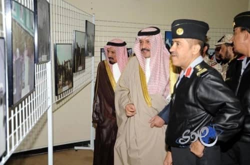 سمو وكيل الحرس الوطني بالقطاع الشرقي يفتتح معرض الصور التاريخية للحرس الوطني