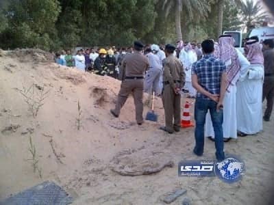 العثور على جثتين مدفونتين ومتحللتين بمزرعة في القطيف 