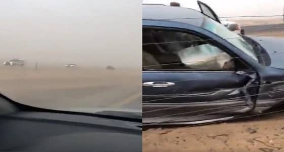 بالفيديو.. متهور يقود عكس الاتجاه يتسبب بحادث سير مروع