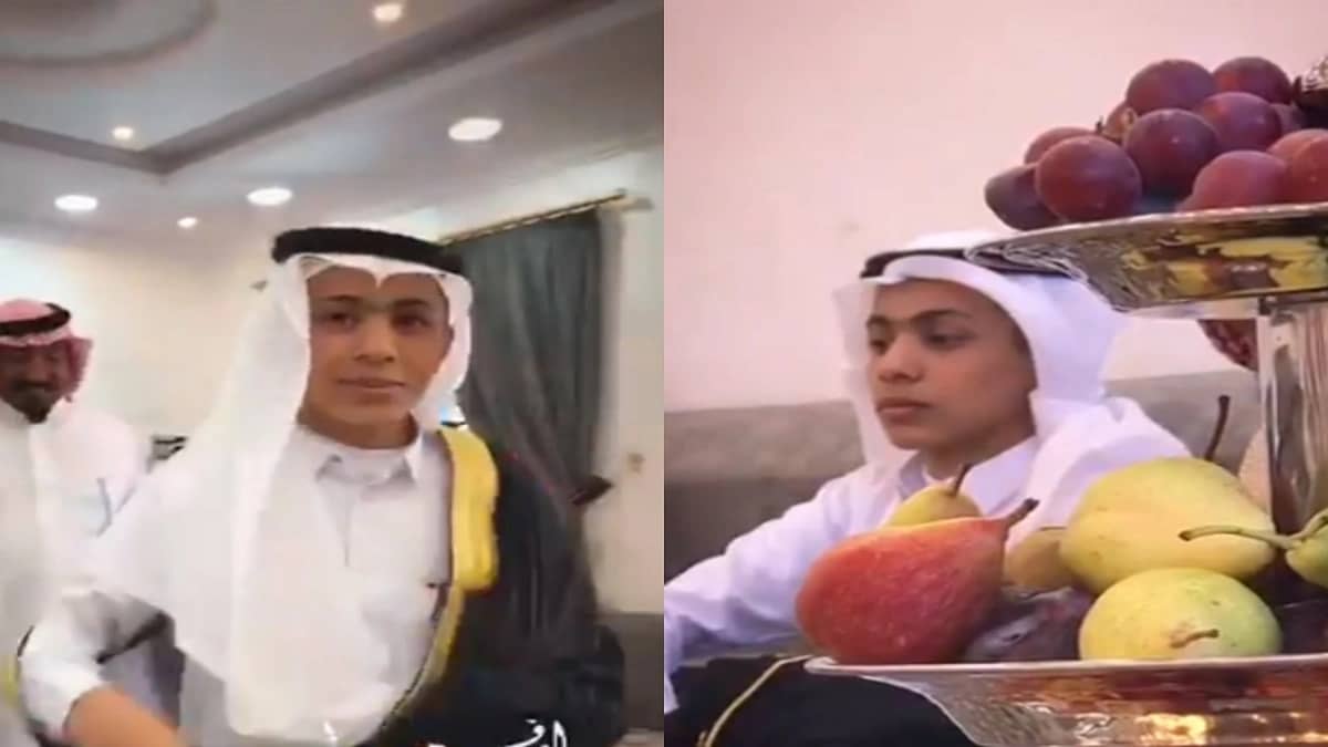 بالفيديو..أصغر عريس بالمملكة: " بنيتي نحيلة وأبلغ من العمر 20 عامًا "