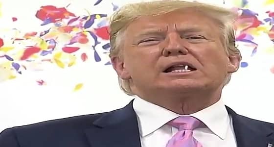 بالفيديو.. ترامب يمضغ " تيك تاك " في قمة العشرين ويخطف الأنظار حوله