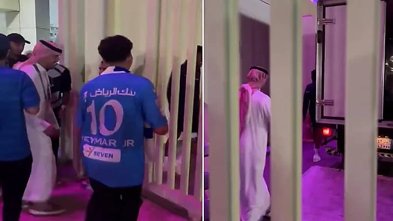 لحظة هروب فهد المفرج من جماهير الهلال بعد التعادل أمام الوحدة.. فيديو