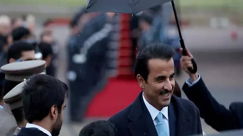 استقبال ملكي للشيخ تميم والشيخة جواهر في لندن.. فيديو