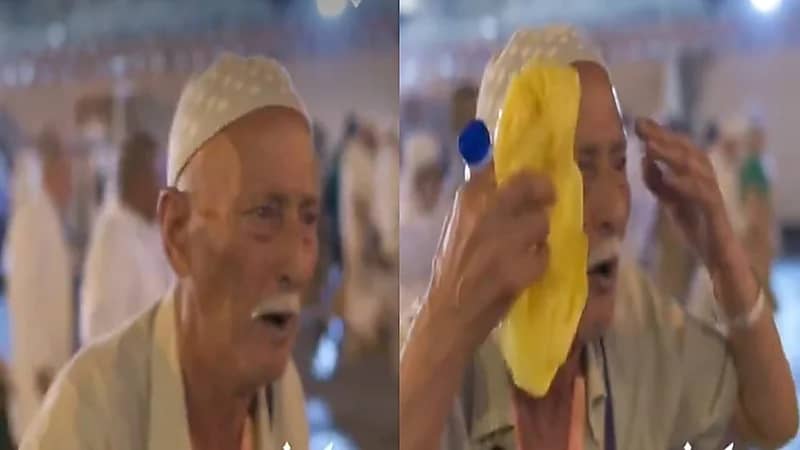 حاج مُسن يُعبر بحب وامتنان عن جهود المملكة في خدمة الحجاج.. فيديو