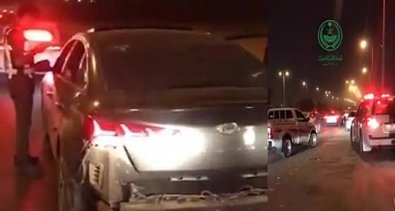 بالفيديو.. لحظات ضبط مخالفي أنظمة المرور بالرياض