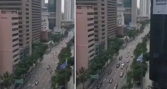 بالفيديو..كورية توثق إعجابها بموكب ولي العهد في سول