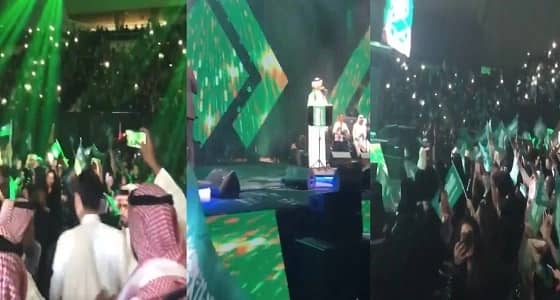 بالفيديو.. بختام حفل محمد عبده.. الجماهير تردد: والله مامثلك بهالدنيا بلد