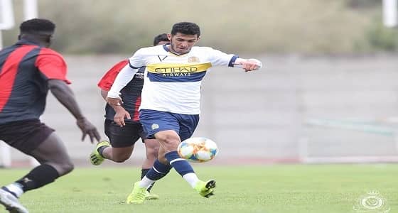النصر يهز شباك ساكفنيز البرتغالي بثلاثية وديا