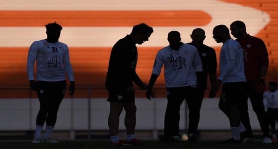 بالصور.. الشباب يواصل استعداداته للأهلي