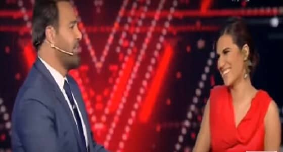 بالفيديو.. أولغا القاضي تجبر عاصي الحلاني على تقبيلها