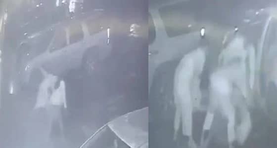 مجهولون يختطفون شابا في شارع عام (فيديو)