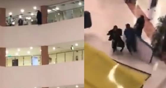 بالفيديو.. امرأة تحاول الانتحار في مستشفى بالرياض
