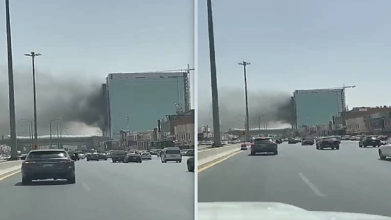 حريق في مستشفى شهير بالرياض..فيديو