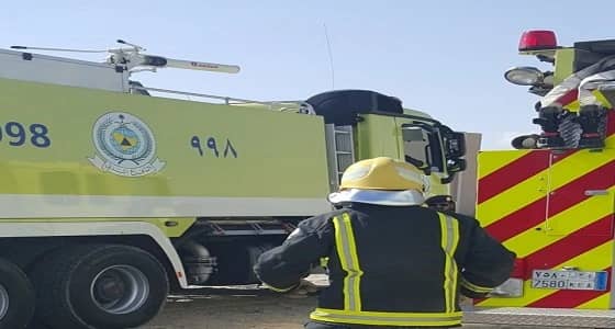 بالصور.. التماس كهربائي بتمديدات المكيف يسبب حريق بمنزل