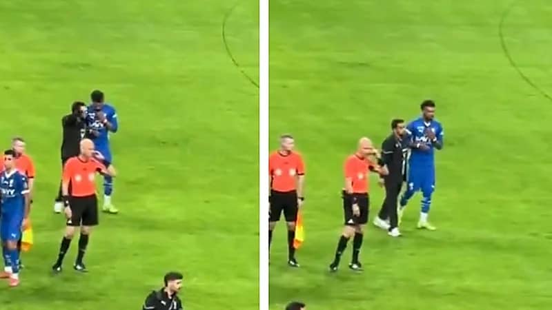 الشلهوب يطلب من البليهي تحية الجماهير عقب الفوز .. فيديو