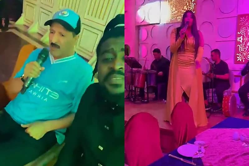 الفريان يتحول إلى مطرب في قاعة بالقاهرة ..فيديو 