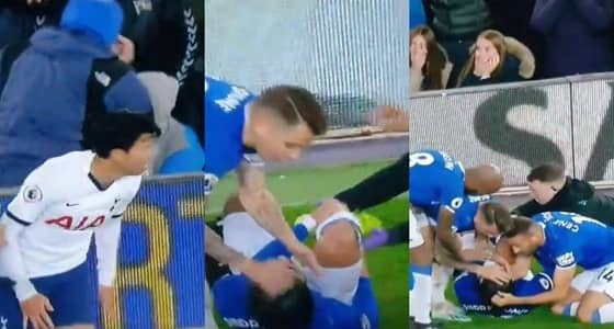 بكاء هستيري للاعب توتنهام بعد إصابة مرعبة لـ أندريه غوميز (فيديو)