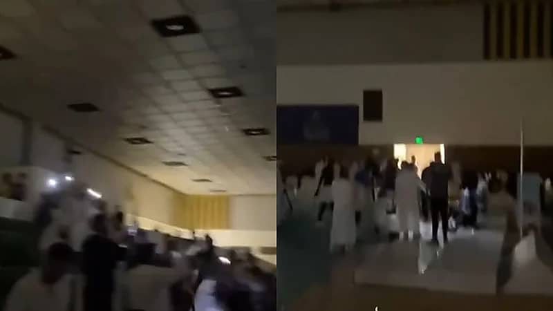 النصر يطفئ الإضاءة خلال احتفالات الهلال بعد التتويج .. فيديو