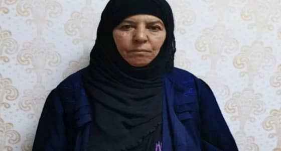 أول صور لشقيقة الإرهابي أبو بكر البغدادي بعد القبض عليها