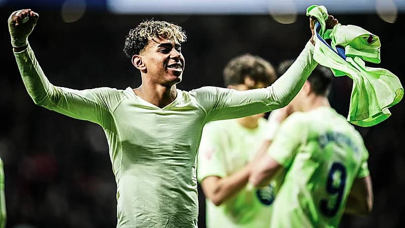 برشلونة يتغلب على أتلتيكو مدريد برباعية