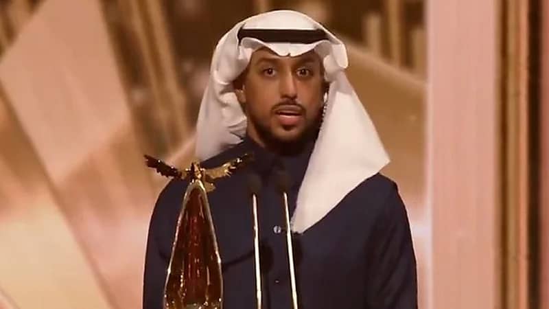 تكريم الأسطورة سالم الدوسري أفضل رياضي عربي في حفل جوي اوورد .. فيديو