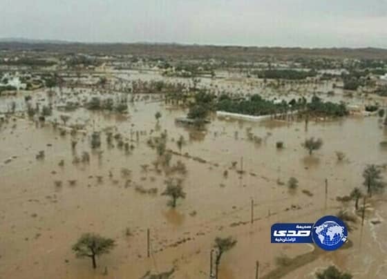 صور مفزعة جداً لما حدث في وادي الدواسر جراء الامطار الغزيرة