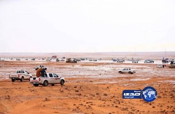 هطول امطار على الباحة والجوف