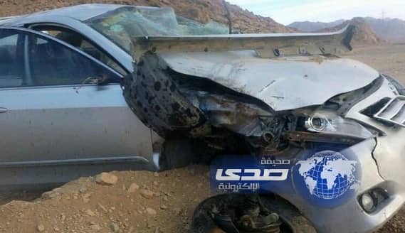 وفاة في حادث  إنقلاب على طريق حقل