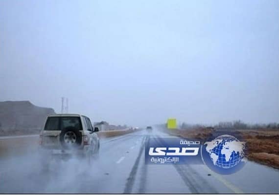 هطول أمطار على منطقة تبوك.. صباح اليوم