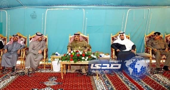  سمو رئيس هيئة البيعة يصل أم رقيبة