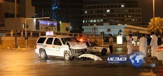 حادث مروري لسيارة لـ الهيئة يقسم المغرّدين إلى معسكرين