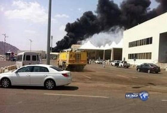  السيطرة على حريق اندلع في أحد مستودعات تخزين الأمتعة بمطار المدينة