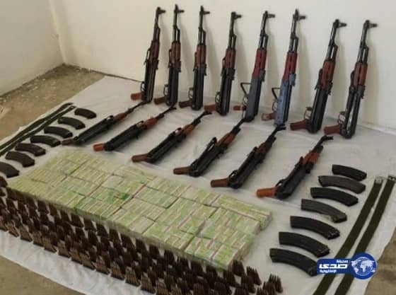 حرس حدود بعسير يقبض على كمية من المهربات 