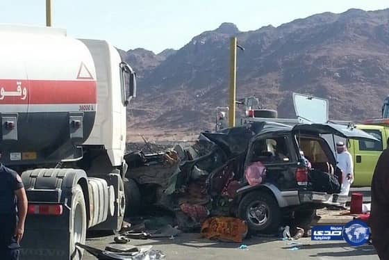 مصرع ثلاثة  في حادث لعائلة على طريق الهجرة