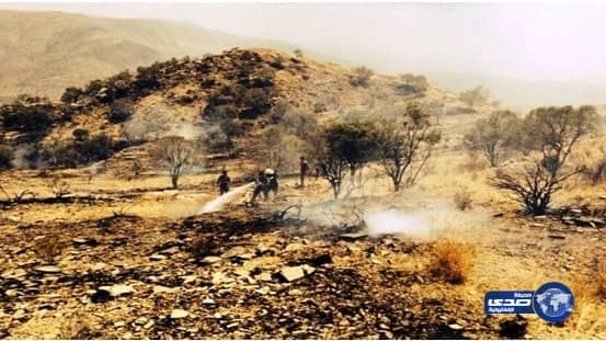 اشتباه جنائي في حريق ضخم بمنطقة جبلية شمال المندق