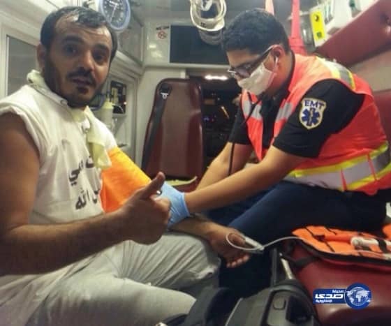 بالصور: هلال "المدينة" يقدم خدماته الطبية لمسيرة الرحال السعودي‎