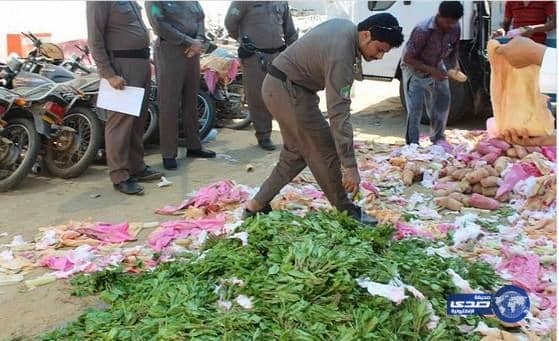 القبض على وافد حاول تهريب 172 كيلو من مادة القات