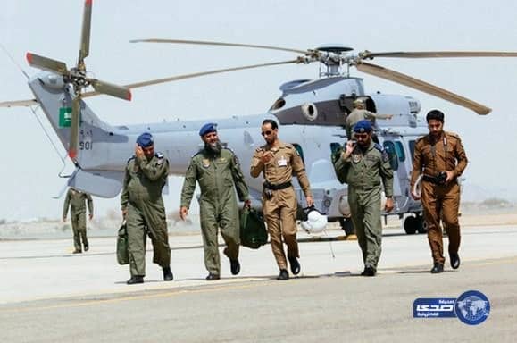  المفرزة الجوية تساند قوى الأمن الداخلي في متابعة الحجاج