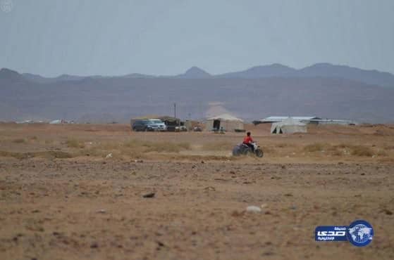 اعتدال الجو يدفع بأهالي تبوك للتخييم في البر (صور)