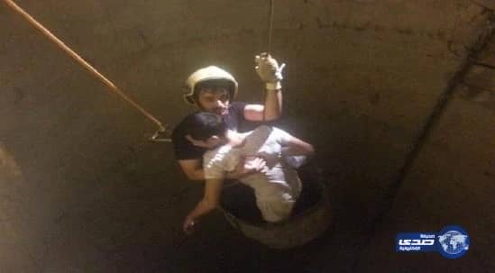 إنقاذ حياة شاب سقط في بئر برنية